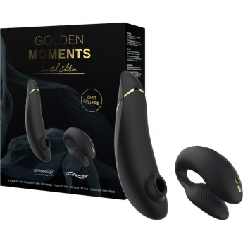 Набор GOLDEN MOMENTS WOMANIZER PREMIUM + WE-VIBE CHORUS золотой