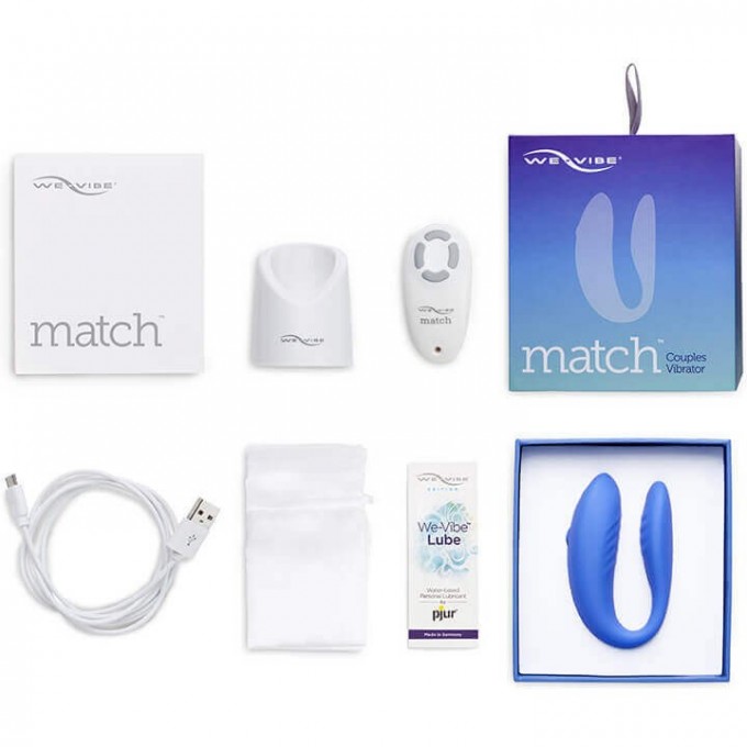 Вибратор для пар WOMANIZER We-Vibe Match голубой SNATSG5 Вибратор для пар WOMANIZER We-Vibe Match голубой SNATSG5