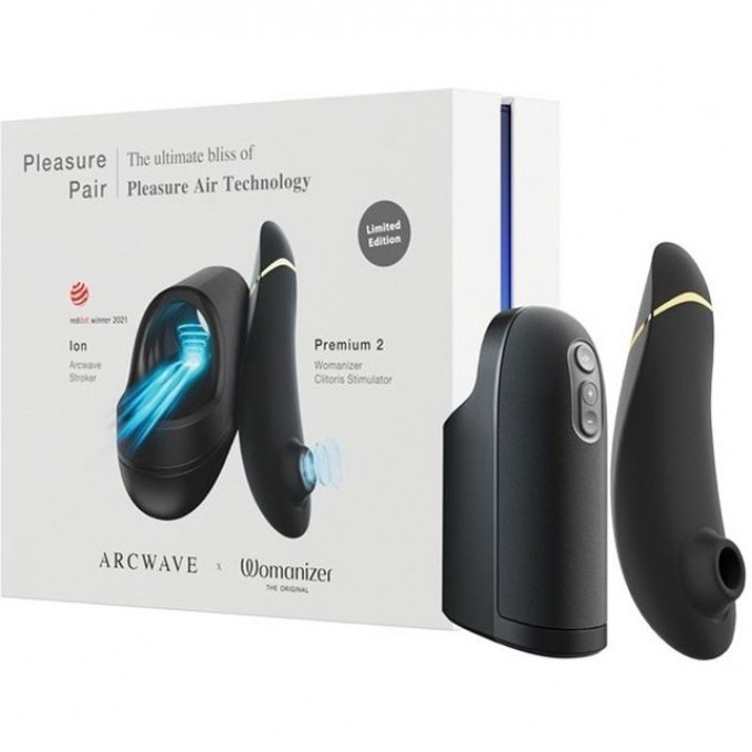 Набор для пар WOMANIZER PLEASURE PAIR черный AWPP1SG9 Набор для пар WOMANIZER PLEASURE PAIR черный AWPP1SG9